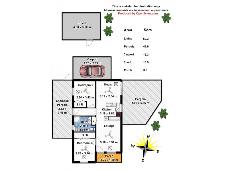 1/1 Durrington Road, Elizabeth SA 5112 Floorplan