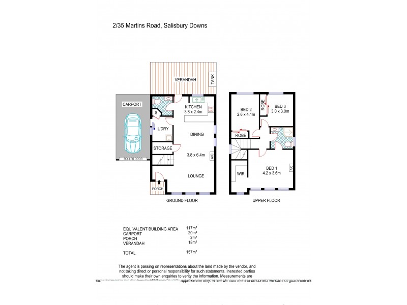 2/35 Martins Road, Salisbury Downs SA 5108 Floorplan