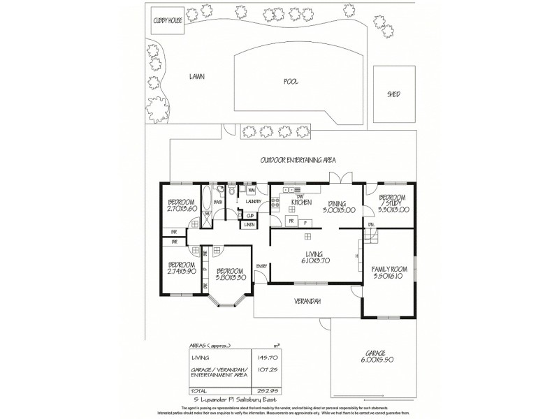5 Lysander Place, Salisbury East SA 5109 Floorplan