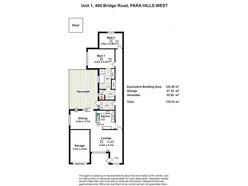1/460 Bridge Road, Para Hills West SA 5096 Floorplan