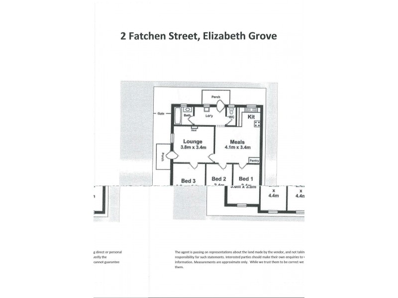 2 Fatchen Street, Elizabeth Grove SA 5112 Floorplan