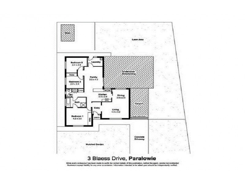 3 Blaess Drive, Paralowie SA 5108 Floorplan