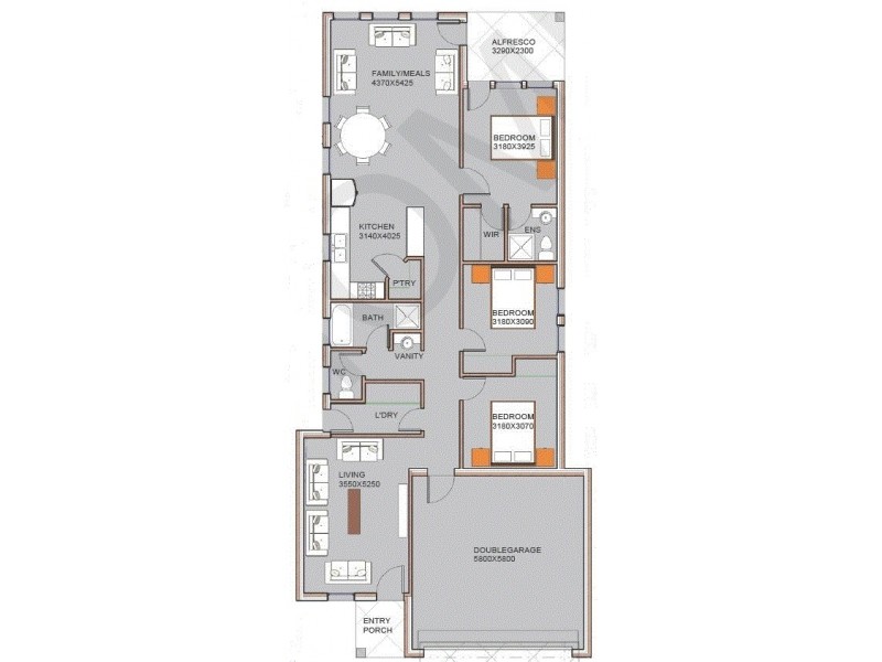 Lot 702 Pompoota Road, Modbury SA 5092 Floorplan