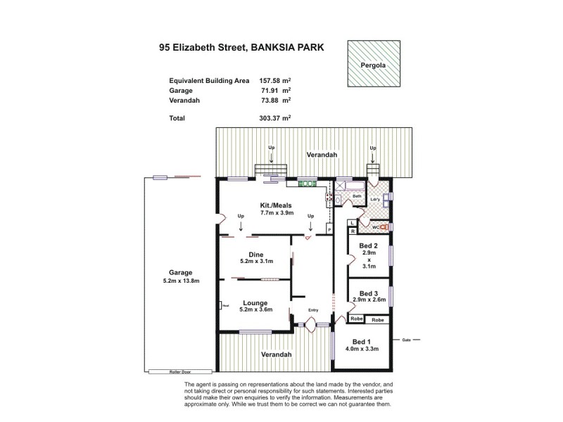 95 Elizabeth Street, Banksia Park SA 5091 Floorplan