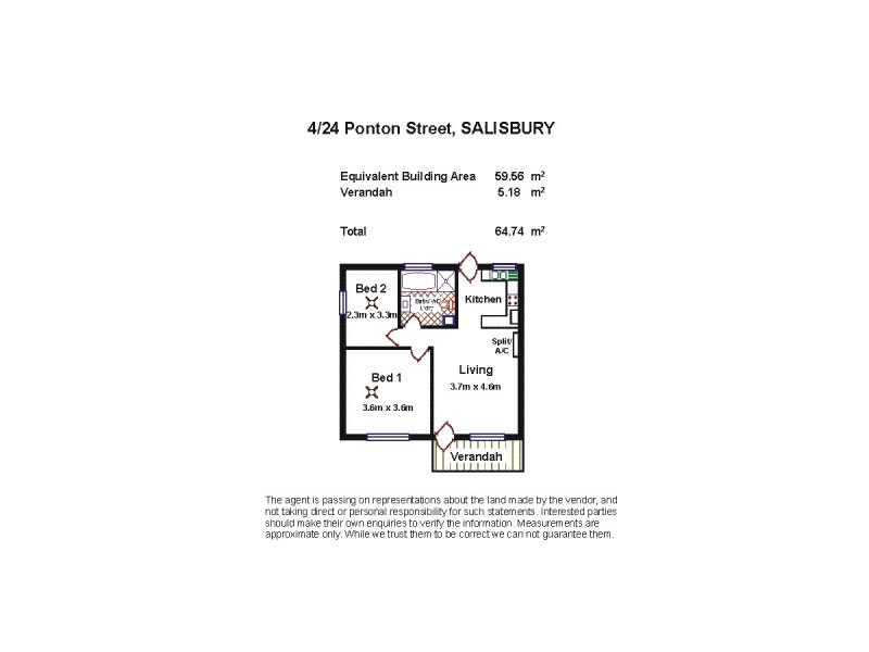 4/24 Ponton Street, Salisbury SA 5108 Floorplan