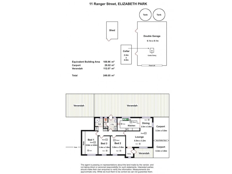 11 Ranger Street, Elizabeth Park SA 5113 Floorplan