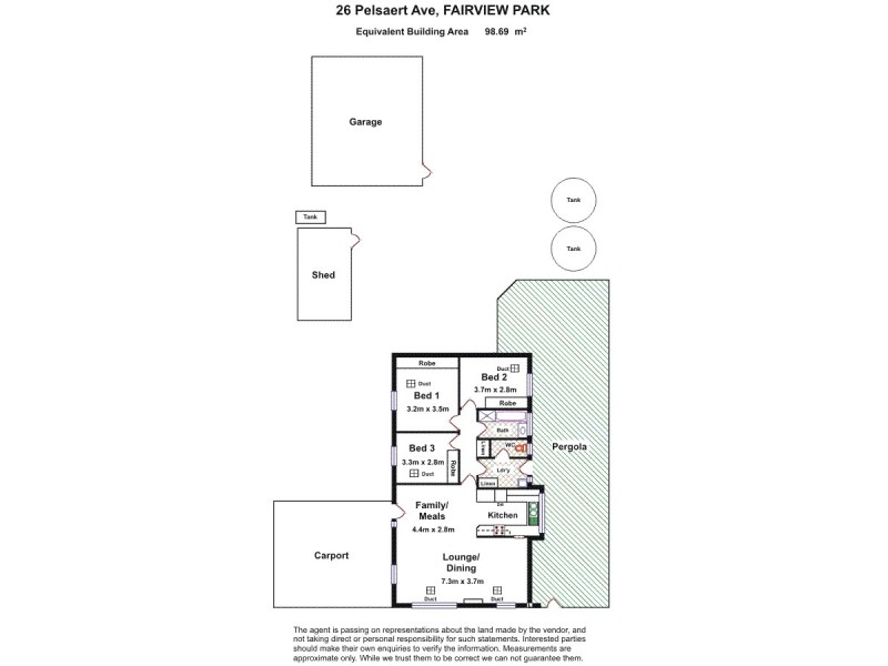 26 Pelsaert Avenue, Fairview Park SA 5126 Floorplan