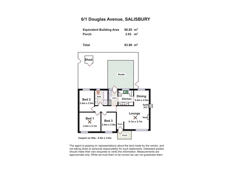 6/1 Douglas Avenue, Salisbury SA 5108 Floorplan