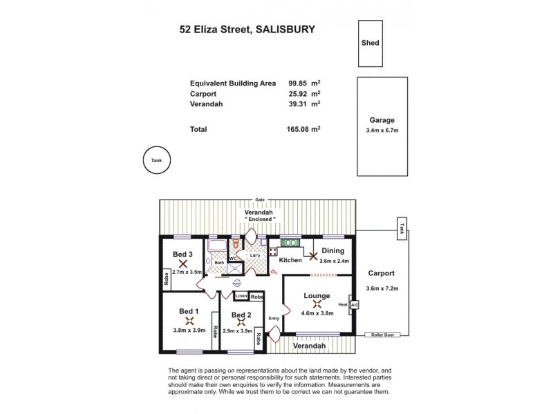 52 Eliza Street, Salisbury SA 5108 Floorplan