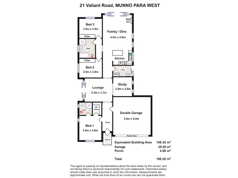 21 Valiant Road, Munno Para West SA 5115 Floorplan