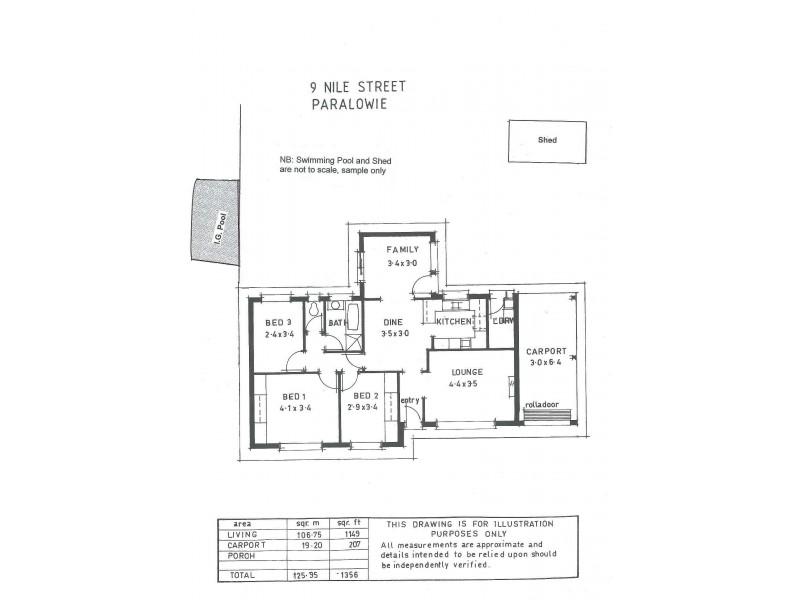 9 Nile Street, Paralowie SA 5108 Floorplan