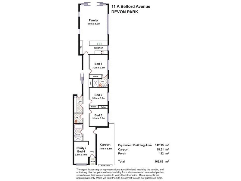 11A Belford Avenue, Devon Park SA 5008 Floorplan