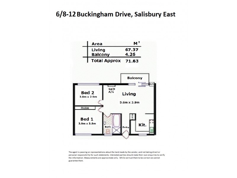 6/8-12 Buckingham Drive, Salisbury East SA 5109 Floorplan