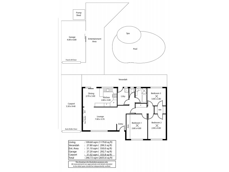13 Buckingham Drive, Salisbury East SA 5109 Floorplan