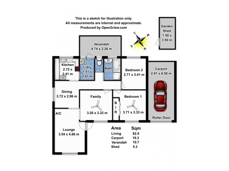 1/50 Douglas Road, Salisbury East SA 5109 Floorplan