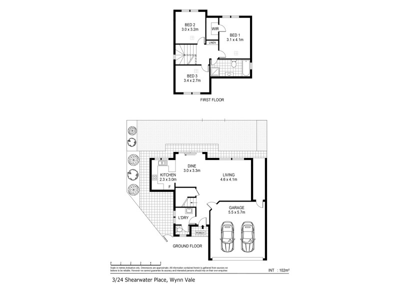 3/24 Shearwater Place, Wynn Vale SA 5127 Floorplan