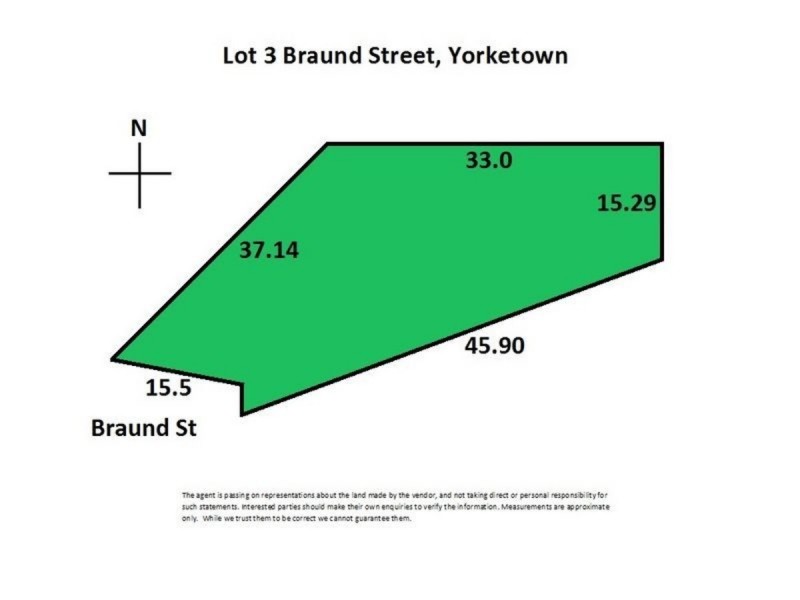Lot 3 Braund Street, Yorketown SA 5576