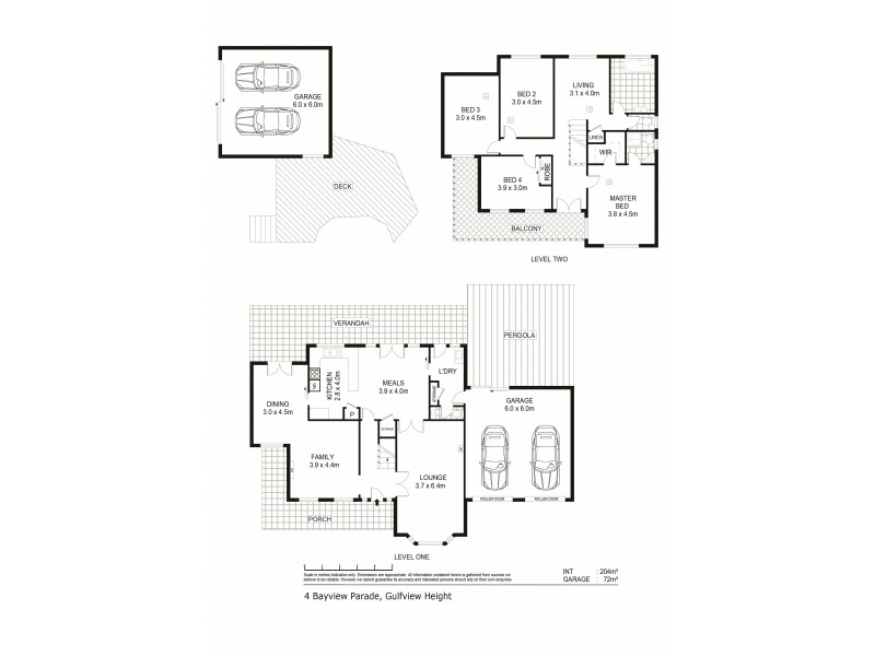 4 Bayview Parade, Gulfview Heights SA 5096 Floorplan