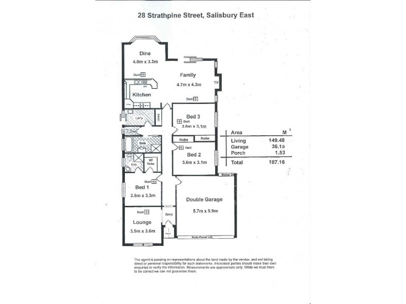 28 Strathpine Street, Salisbury East SA 5109 Floorplan