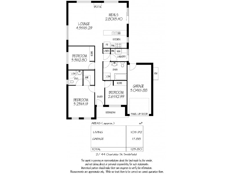 2/44 Charlotte Street, Smithfield SA 5114 Floorplan