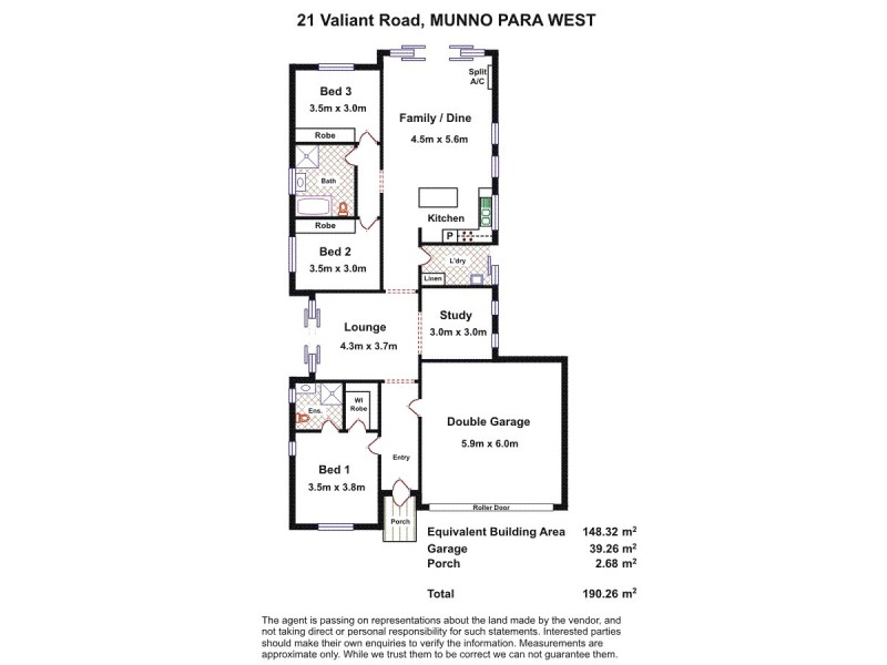 21 Valiant Road, Munno Para West SA 5115 Floorplan