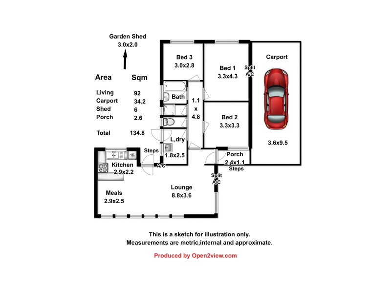 18 Thornton Street, Elizabeth East SA 5112 Floorplan
