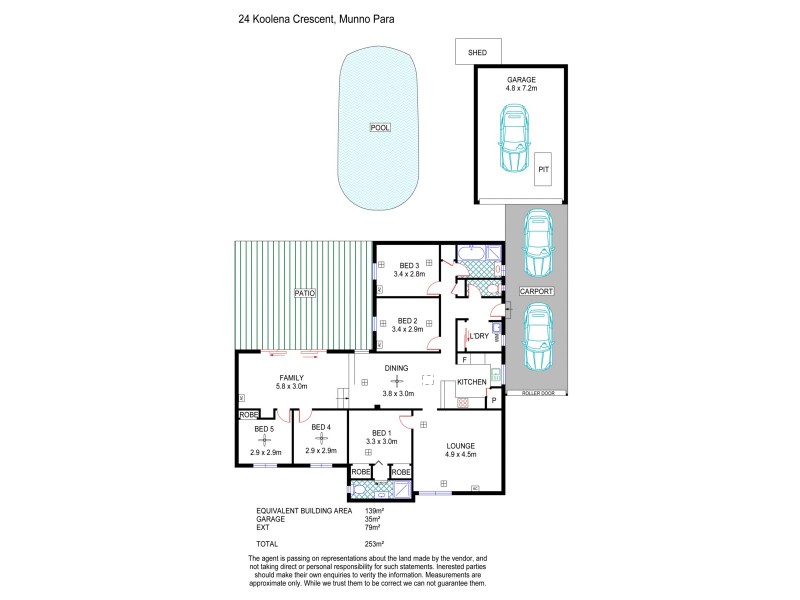 24 Koolena Crescent, Munno Para SA 5115 Floorplan