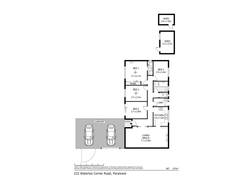 232 Waterloo Corner Road, Paralowie SA 5108 Floorplan