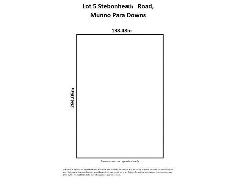 Lot 5 Stebonheath Road, Munno Para Downs SA 5115 Floorplan