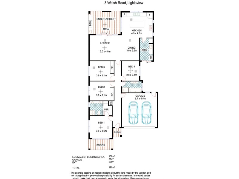 3 Welsh Road, Northgate SA 5085 Floorplan