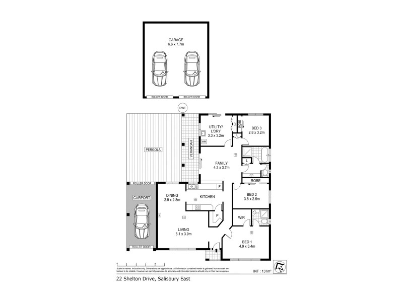 22 Shelton Drive, Salisbury East SA 5109 Floorplan