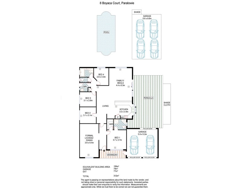8 Boyaca Court, Paralowie SA 5108 Floorplan
