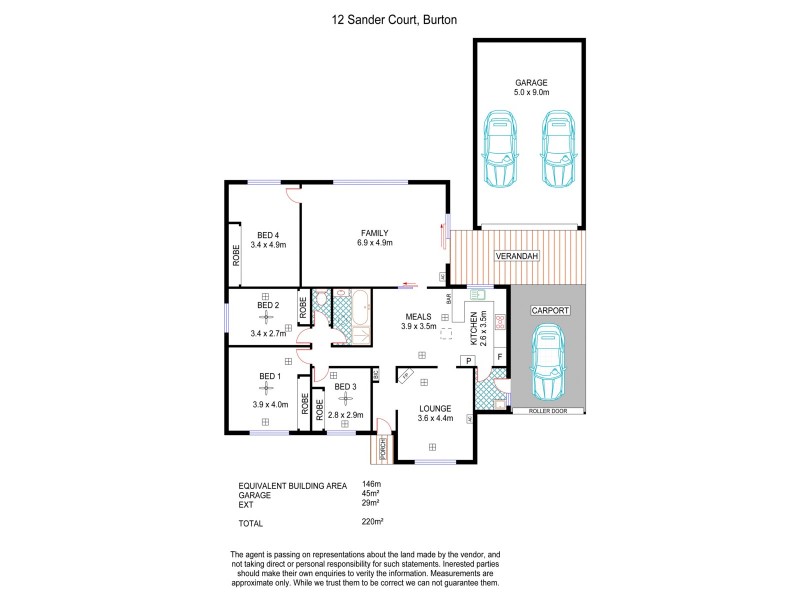 12 Sander Court, Burton SA 5110 Floorplan