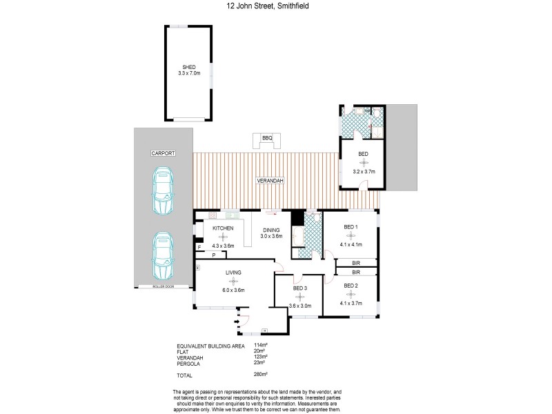 12 John Street, Smithfield SA 5114 Floorplan