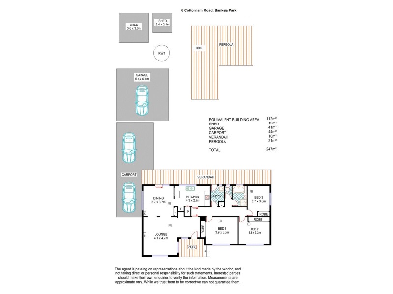 6 Cottenham Road, Banksia Park SA 5091 Floorplan
