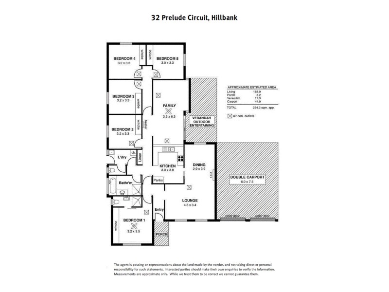 32 Prelude Circuit, Hillbank SA 5112 Floorplan