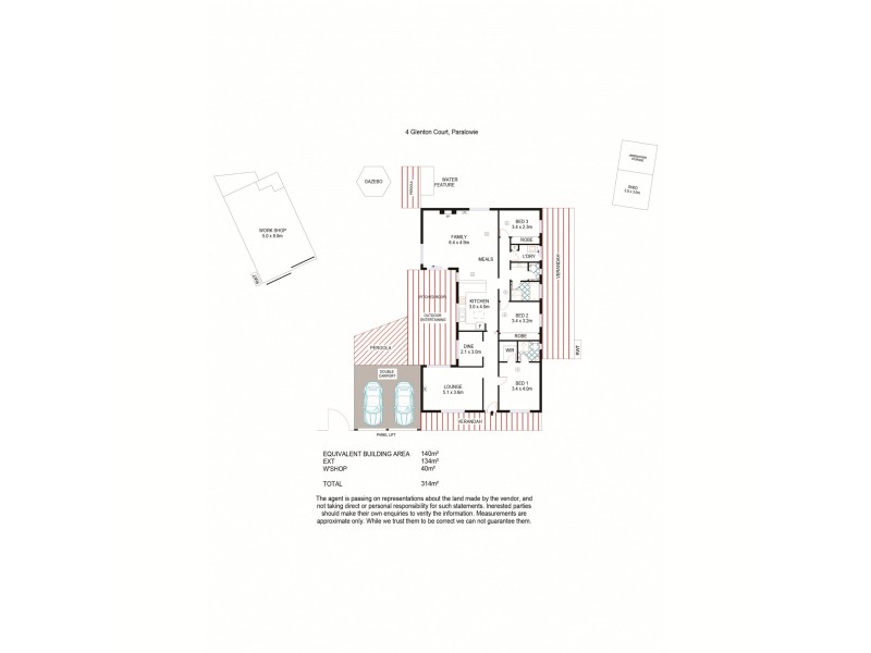 4 Glenton Court, Paralowie SA 5108 Floorplan