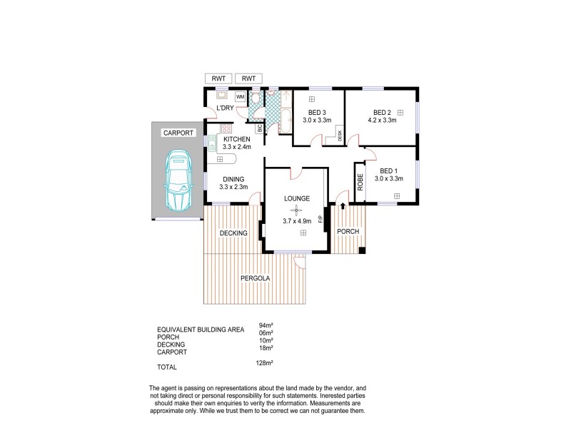 36 Brown Terrace, Salisbury SA 5108 Floorplan