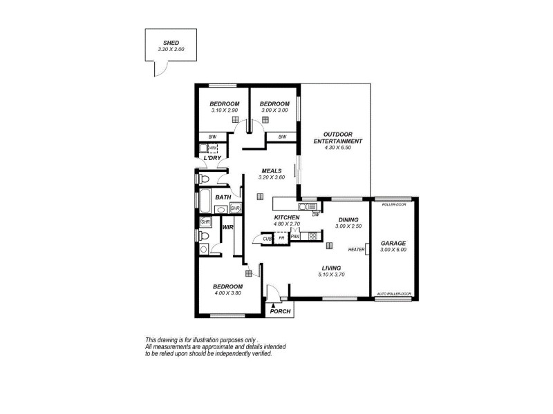 3 Woodside Court, Parafield Gardens SA 5107 Floorplan