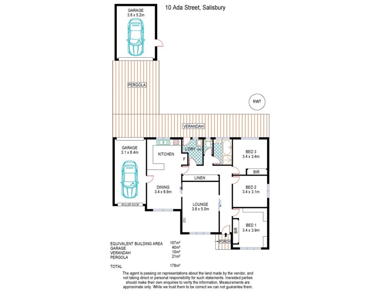 10 Ada Street, Salisbury SA 5108 Floorplan