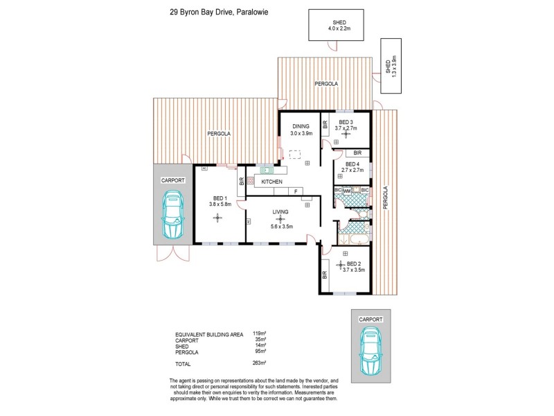29 Byron Bay Drive, Paralowie SA 5108 Floorplan