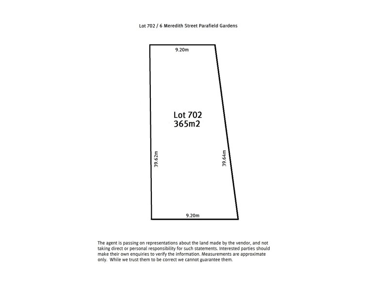 Lot 702/6 Meredith Street, Parafield Gardens SA 5107 Floorplan