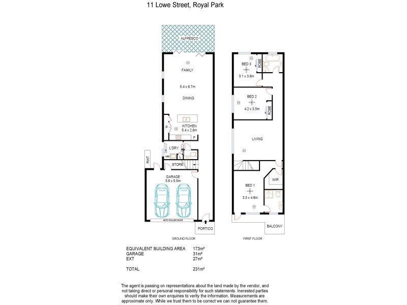 11 Lowe Street, Royal Park SA 5014 Floorplan