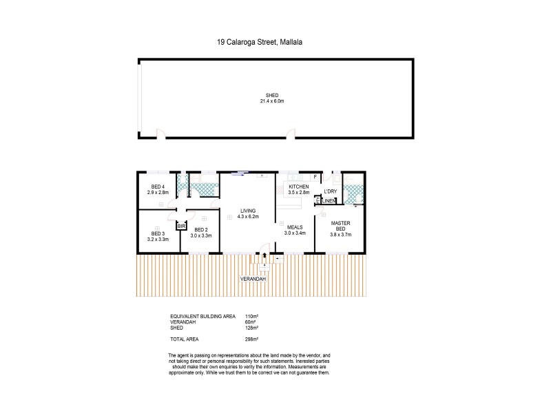 19 Calaroga Street, Mallala SA 5502 Floorplan