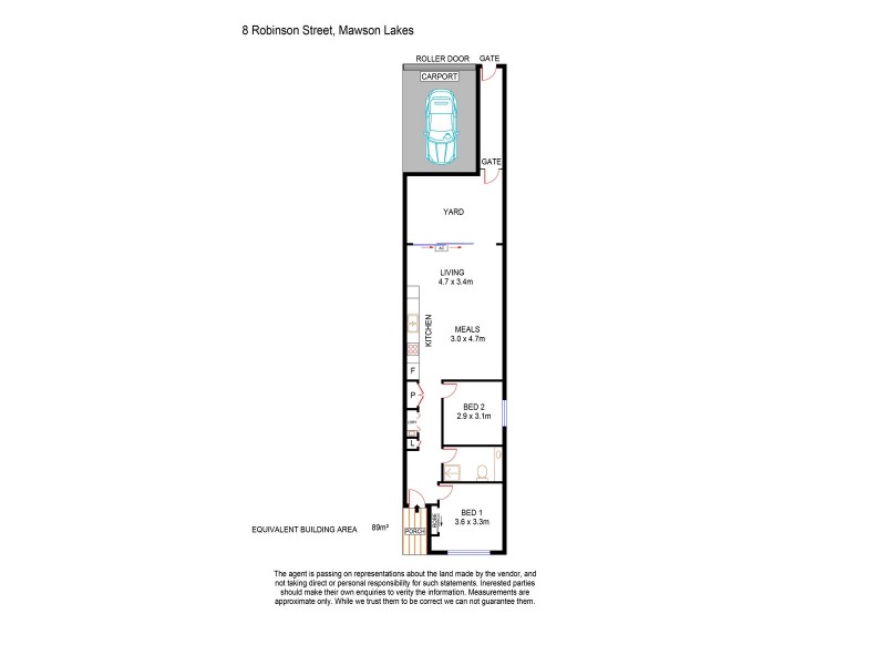 8 Robinson Street, Mawson Lakes SA 5095 Floorplan
