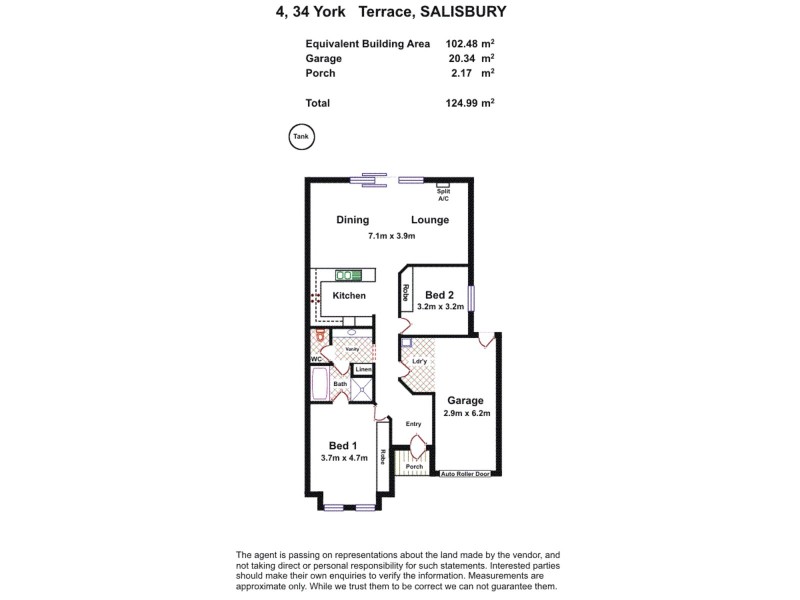 4/34 York Terrace, Salisbury SA 5108 Floorplan