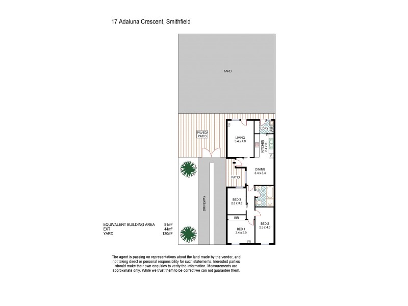 17 Adaluna Crescent, Smithfield SA 5114 Floorplan