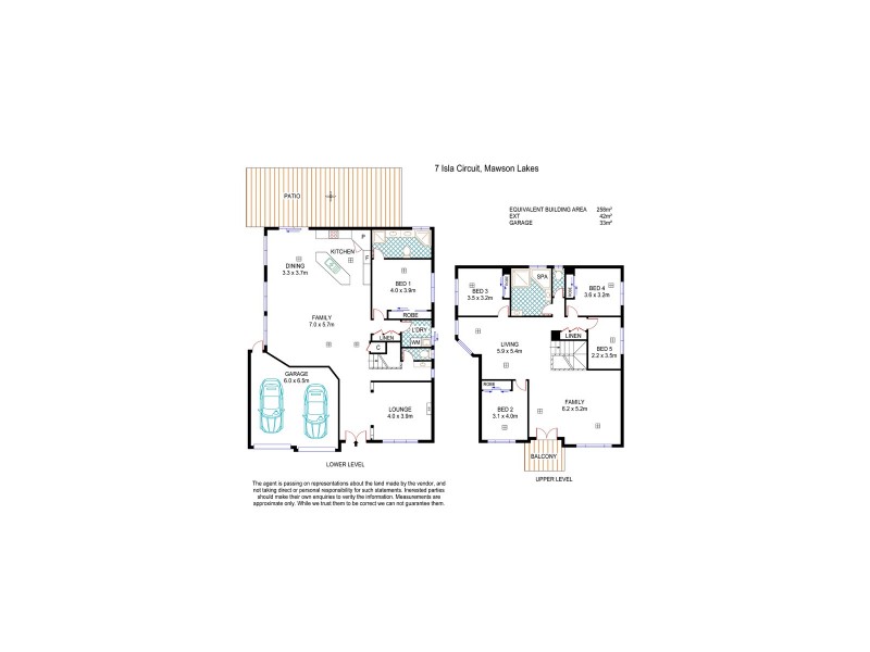 7 Isla Circuit, Mawson Lakes SA 5095 Floorplan