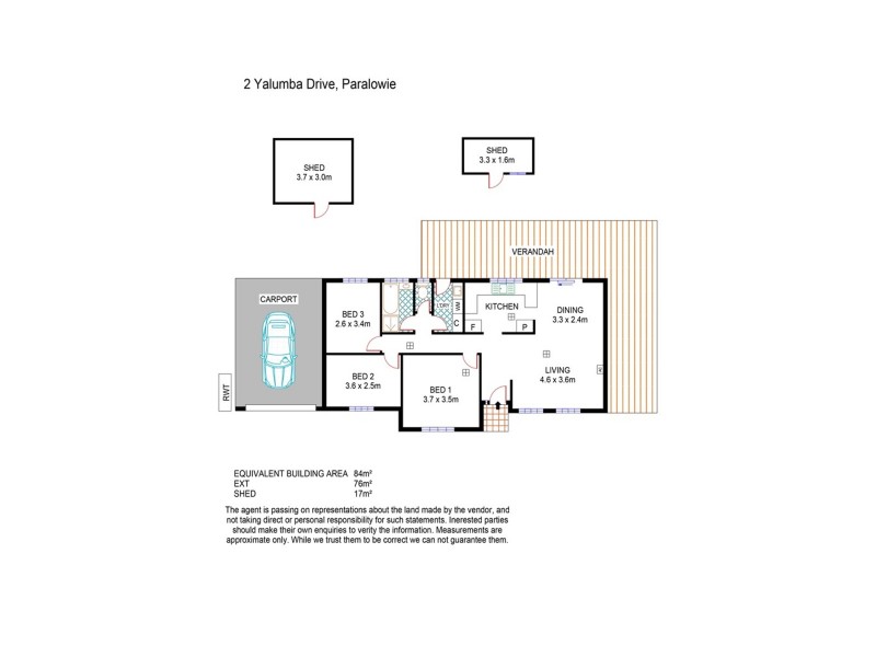 2 Yalumba Drive, Paralowie SA 5108 Floorplan