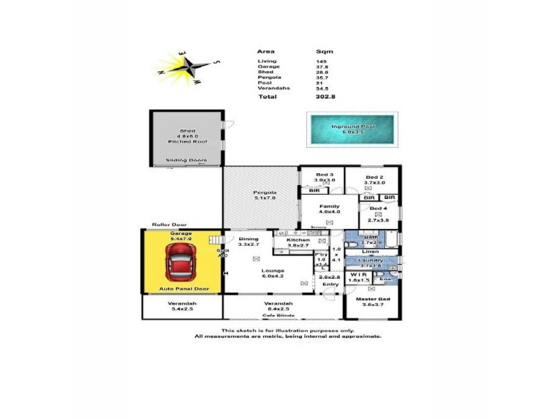 33 Hawker Crescent, Elizabeth East SA 5112 Floorplan